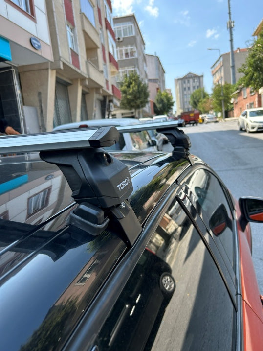 For Renault Captur 2013-2019 Roof Rack System Carrier Cross Bars Aluminum Lockable High Quality of Metal Bracket Silver For Renault Captur 2013-2019 Roof Rack System Carrier Cross Bars Aluminum Lockable High Quality of Metal Bracket Silver